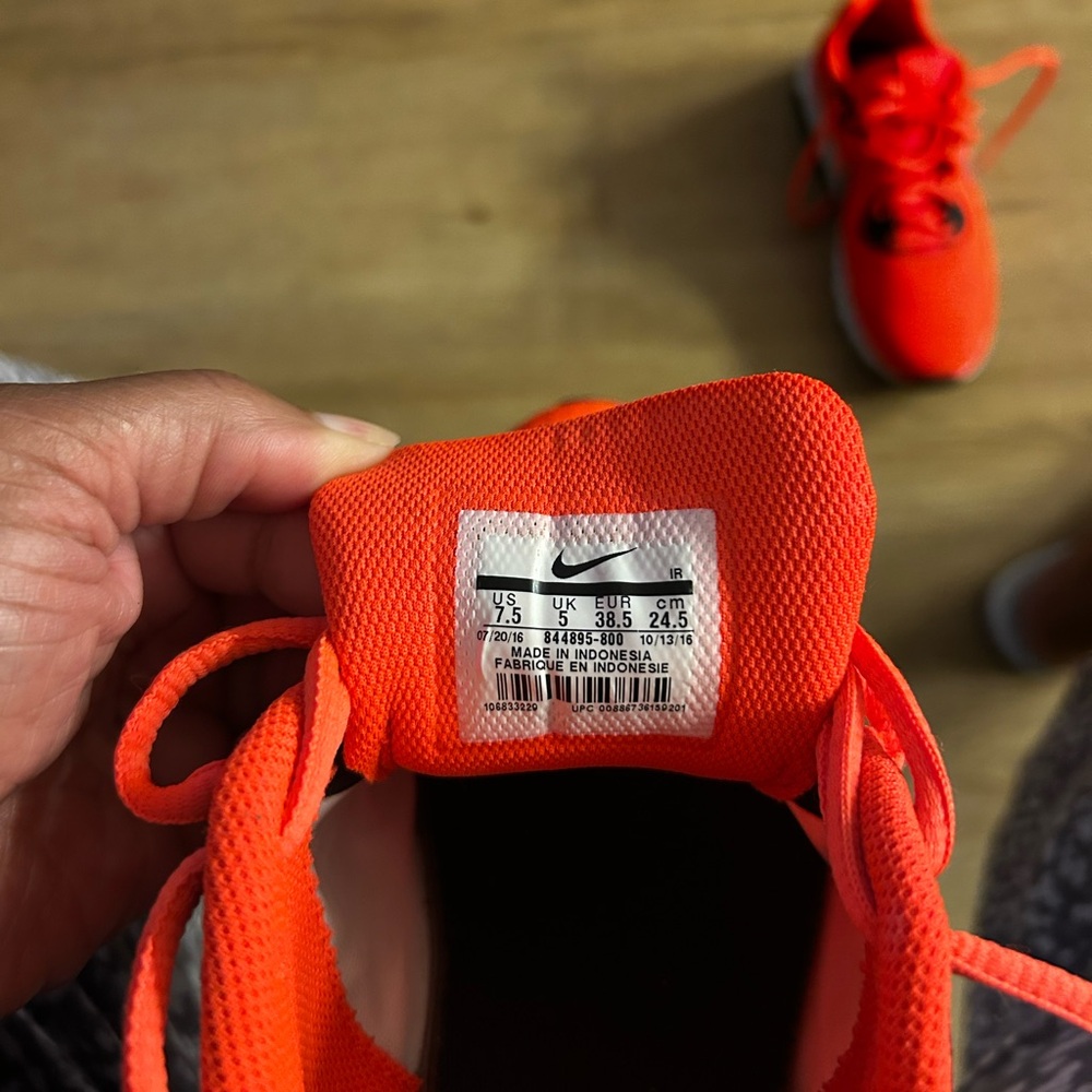 Nike Bright Orange Sneakers